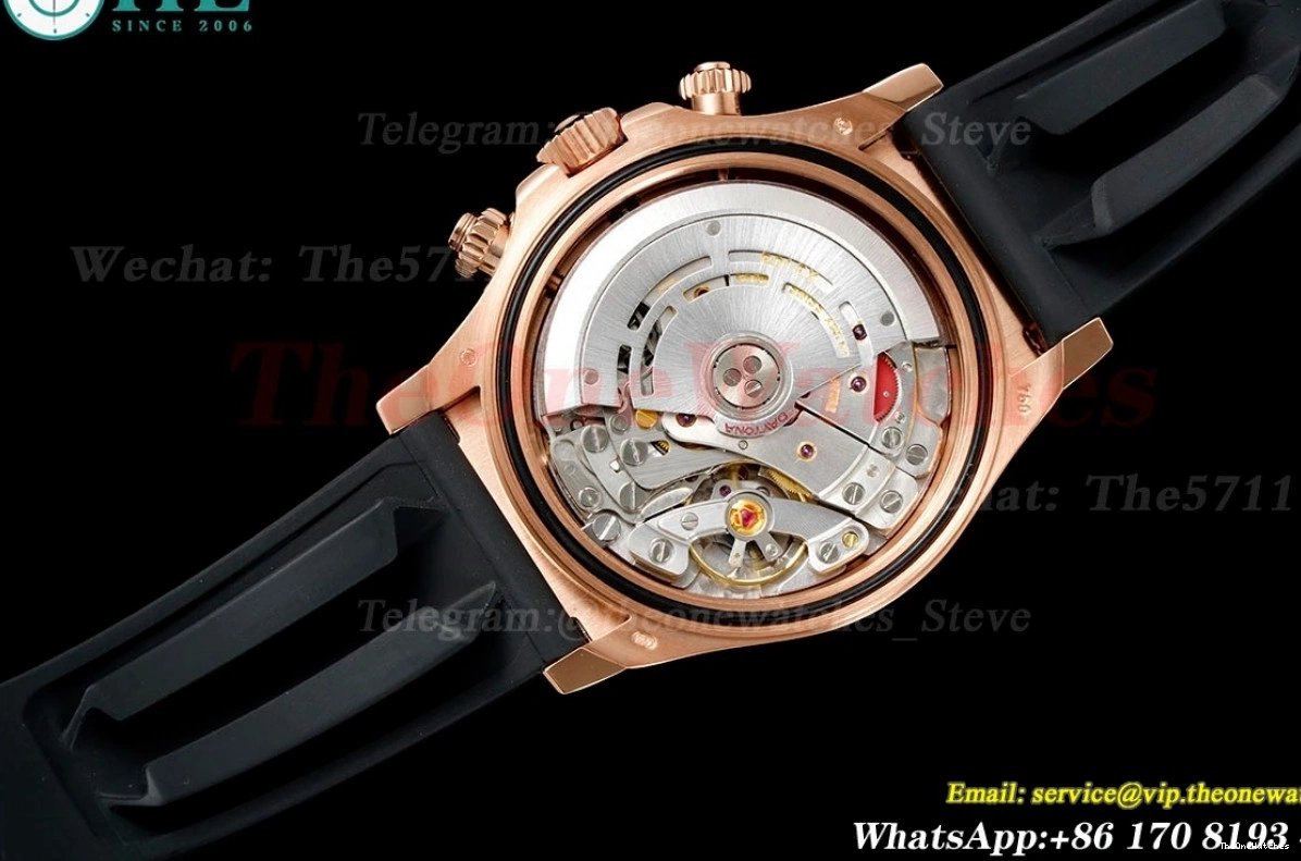 116515 RU RG Dial Black Daytona 904L SA4130 V2 BTF 0518